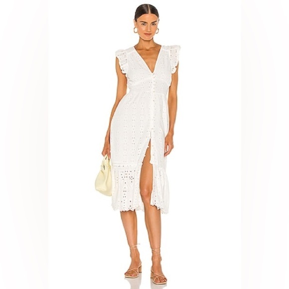 Cleobella Briella Midi Dress Ivory Eyelet (D6) - Picture 1 of 10